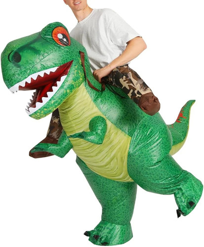Inflatable dinosaur costume - inflatable,