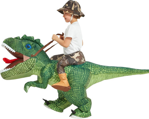 Inflatable costume dinosaur - costume,