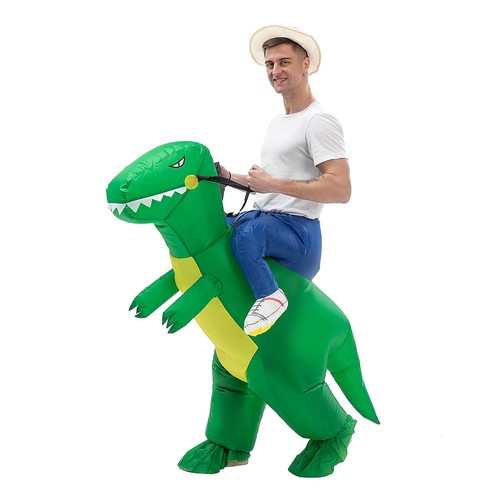 Large adult green inflatable - large,