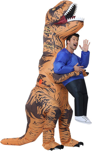 Inflatable dinosaur costume - inflatable,