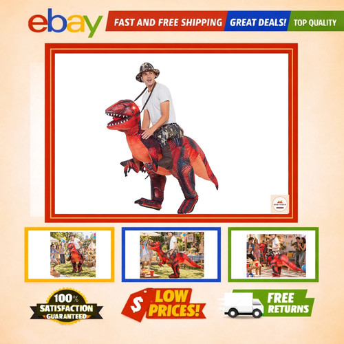 Inflatable dinosaur costume - inflatable,