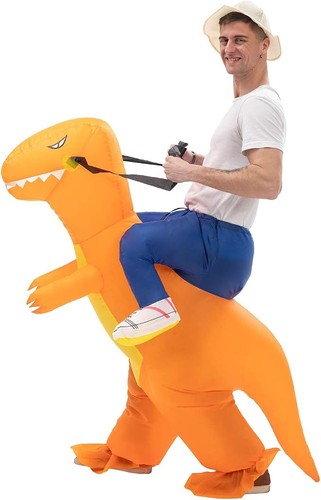Inflatable dinosaur costume - dinosaur,