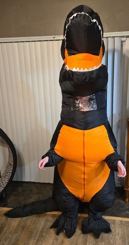 Huge black inflatable blow - , up