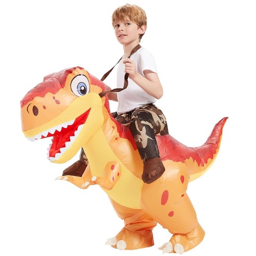 Inflatable dinosaur costume - inflatable,