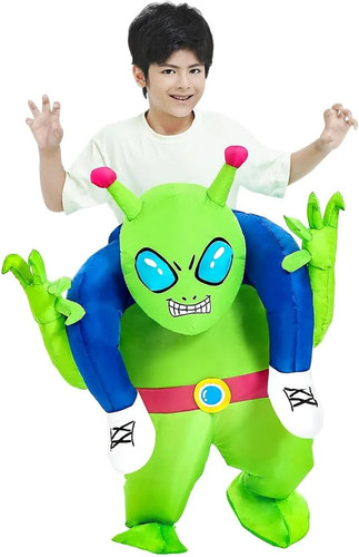 Jurosaica alien costume kids - alien,