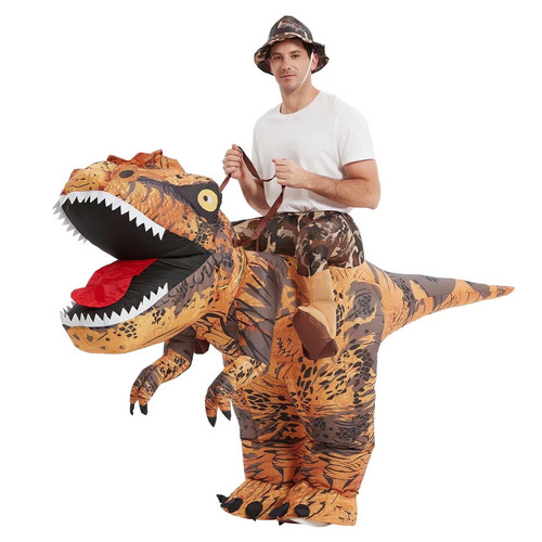 Inflatable dinosaur costume - inflatable,