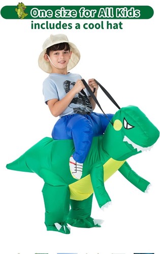 Inflatable dinosaur costume - inflatable,
