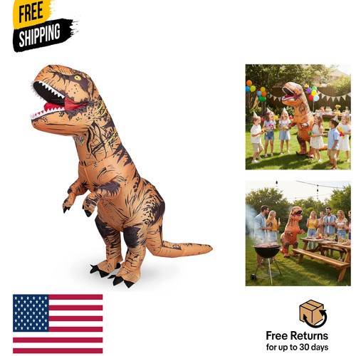 Inflatable dinosaur costume - inflatable,