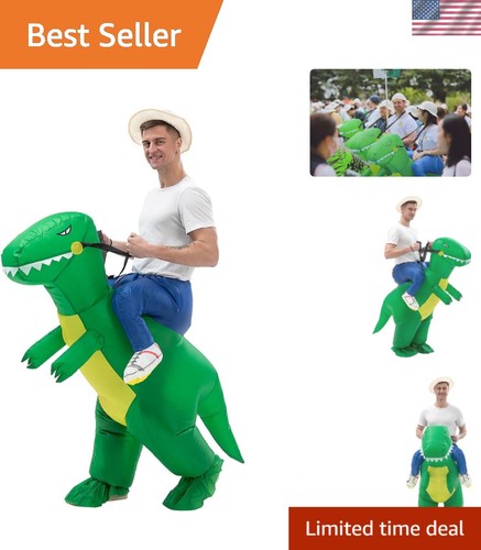 Inflatable green dinosaur - inflatable,