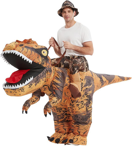 Inflatable dinosaur costume - inflatable,