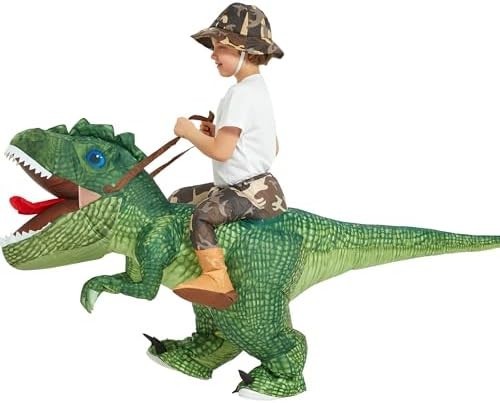 Inflatable costume dinosaur - inflatable,