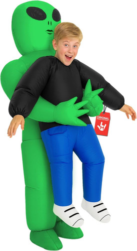 Kids alien costume inflatable - alien,