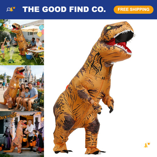 Inflatable dinosaur costume - inflatable,