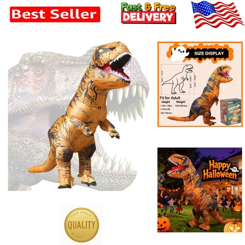 Inflatable dinosaur costume - inflatable,