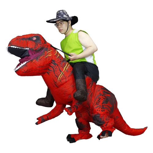 Inflatable costume dinosaur - inflatable,