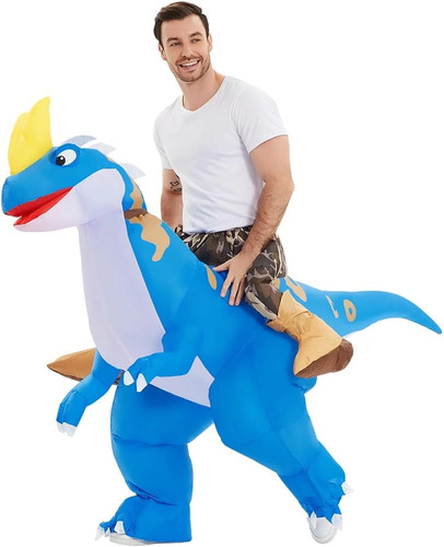 Inflatable dinosaur costume - inflatable,