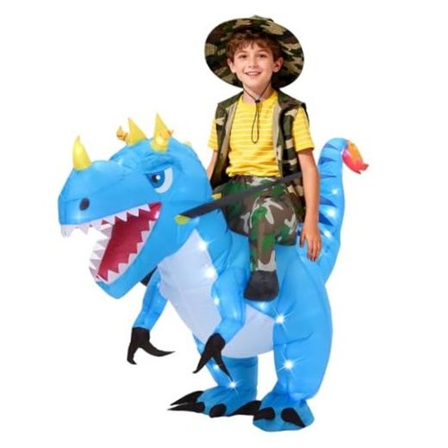 Inflatable dinosaur costume - dinosaur,