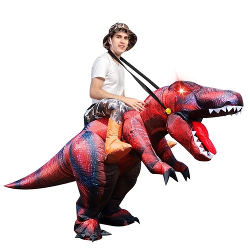 Inflatable dinosaur costume - inflatable,
