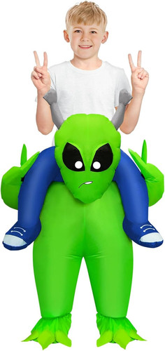 Inflatable alien costume kids - alien,