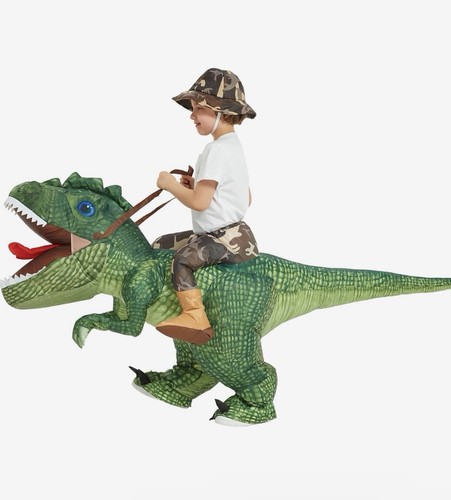 Inflatable dinosaur costume - inflatable,