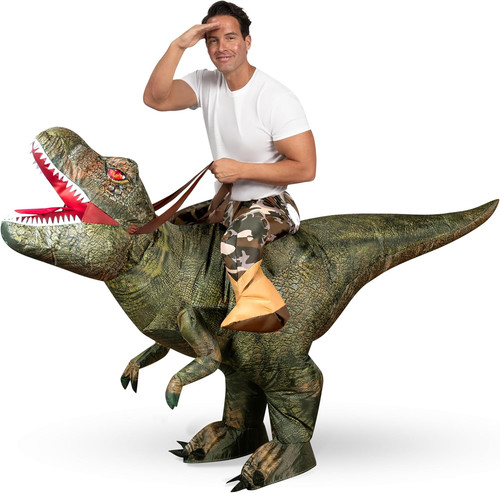 Inflatable dinosaur costume - inflatable,