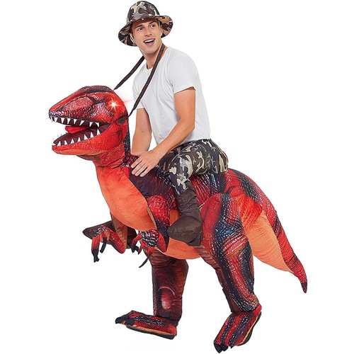 Inflatable dinosaur costume - dinosaur,