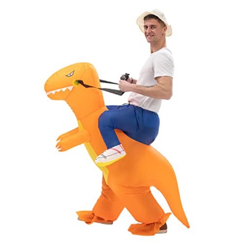 Inflatable dinosaur costume - inflatable,