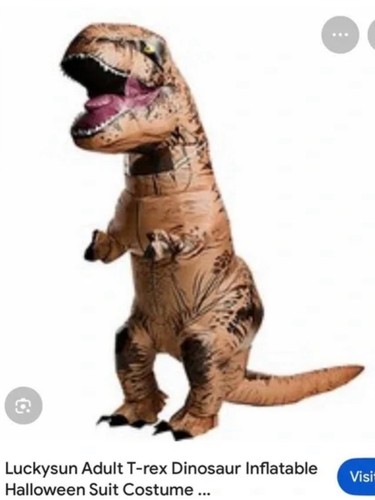 Adult inflatable rex - inflatable, t-rex