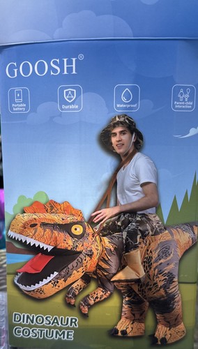Goosh inflatable dinosaur - goosh,
