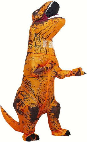 Inflatable dinosaur costume - inflatable,