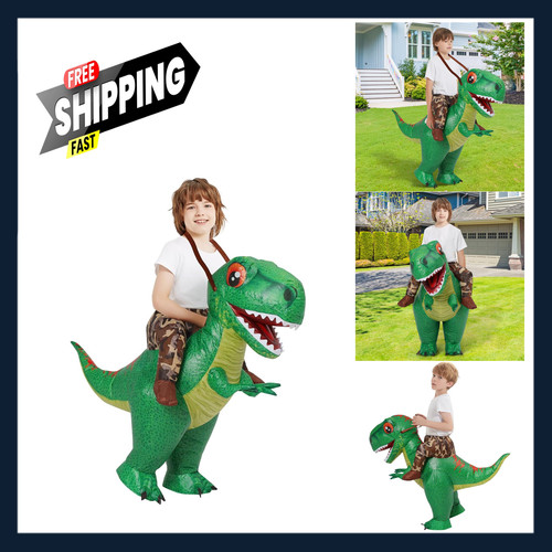 Inflatable dinosaur costume - inflatable,