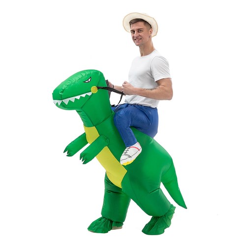 Inflatable dinosaur costume - dinosaur,
