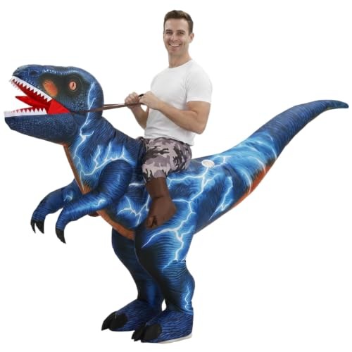 Inflatable dinosaur costume - inflatable,