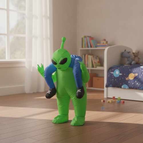 Funny alien ride inflatable - funny,