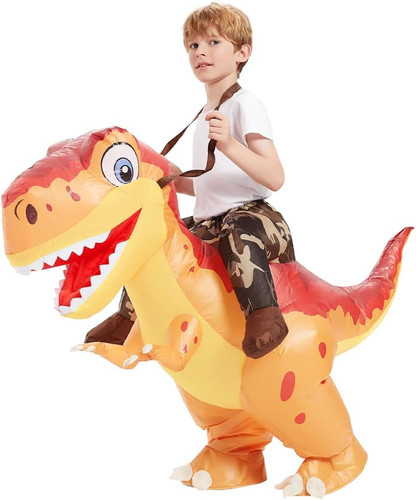 Inflatable dinosaur costume - inflatable,