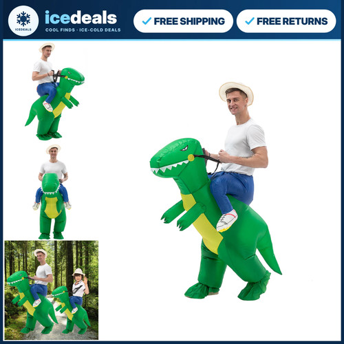 Inflatable dinosaur costume - inflatable,