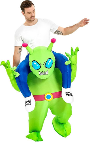 Inflatable alien costume adult - inflatable,