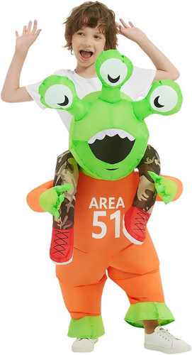 Halloween inflatable alien - halloween,