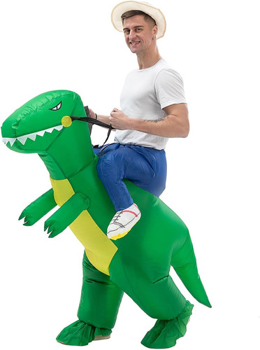 Inflatable dinosaur costume - inflatable,