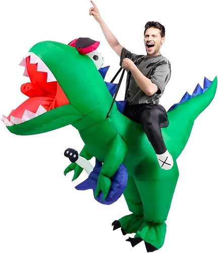Inflatable dinosaur costume - inflatable,
