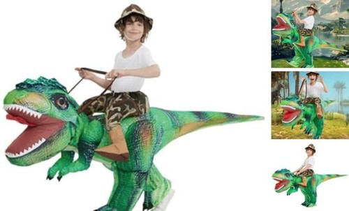 Inflatable dinosaur costume - inflatable,