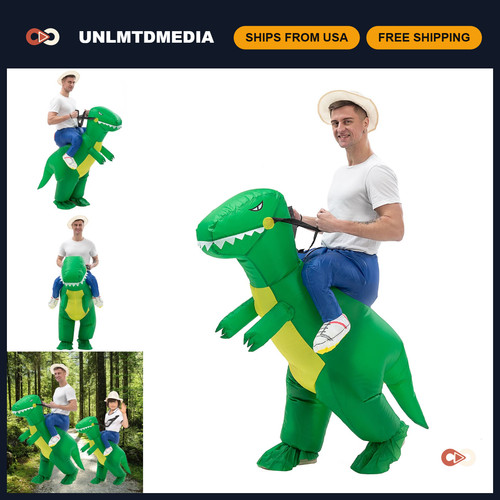 Funny inflatable dinosaur - funny,