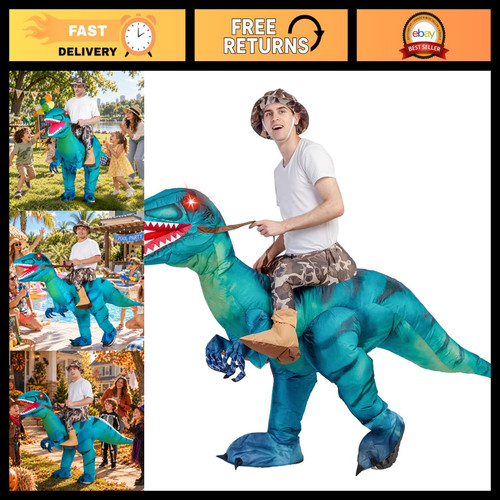 Inflatable dinosaur costume - inflatable,