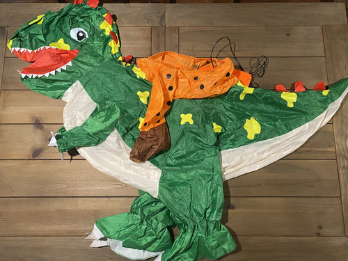 Inflatable ride dinosaur - inflatable, ride-on