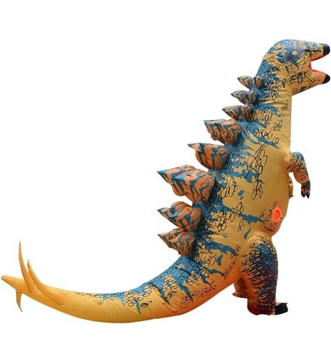 Inflatable dinosaur costume - dinosaur,