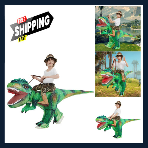 Inflatable dinosaur costume - dinosaur,