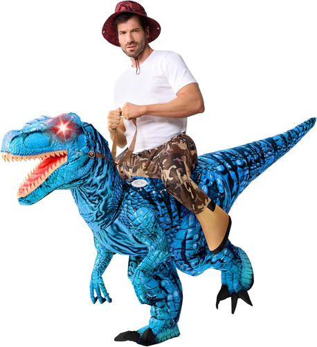 Inflatable dinosaur costume - inflatable,
