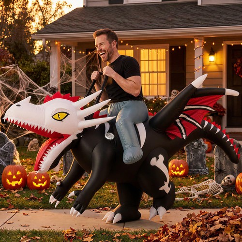 Adult inflatable dinosaur - inflatable,
